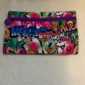 ipsy Multicolor Graffiti Cosmetic Bag